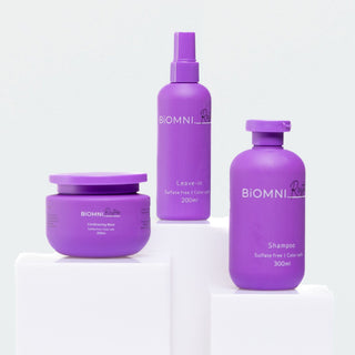 BiOMNI Beauty Bundle shampoo, conditioning mask and leave-in conditioner